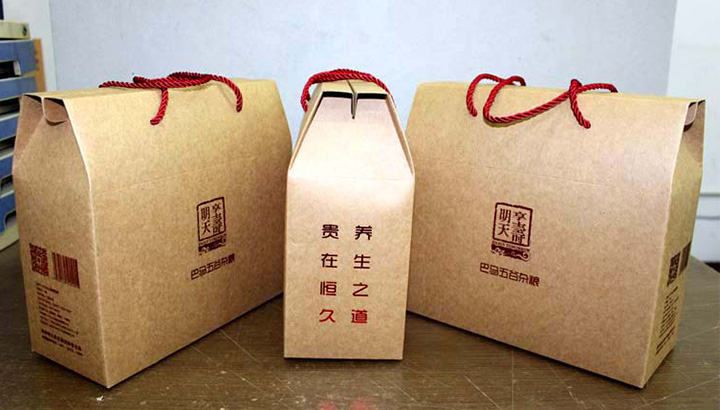 定制個性化禮盒包裝，助推五谷雜糧高大尚