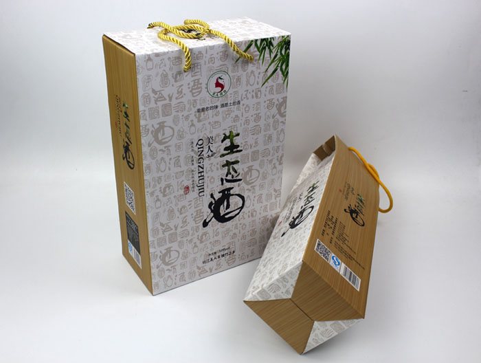 個性禮盒包裝讓“竹筒酒”身價倍增，長沙包裝印刷廠再為桃江特產定制包裝