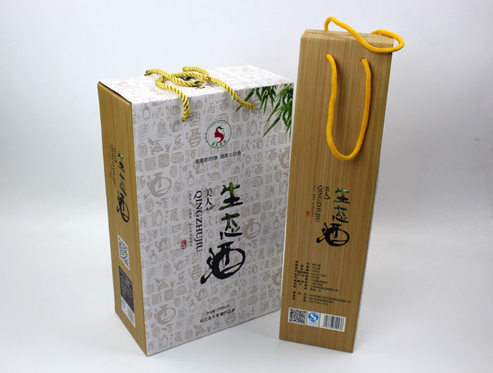 個性禮盒包裝讓“竹筒酒”身價倍增，長沙包裝印刷廠再為桃江特產定制包裝